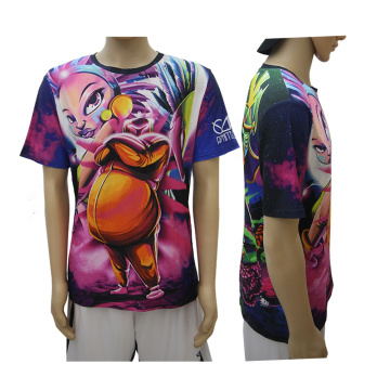 Custom Digital Printed Dry Fit T-Shirts High Quality T-Shirts